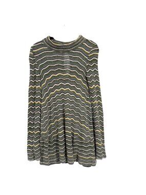 Free People Ziggy Stripe Retro 90's Y2K Style Sweater Dress Size XS